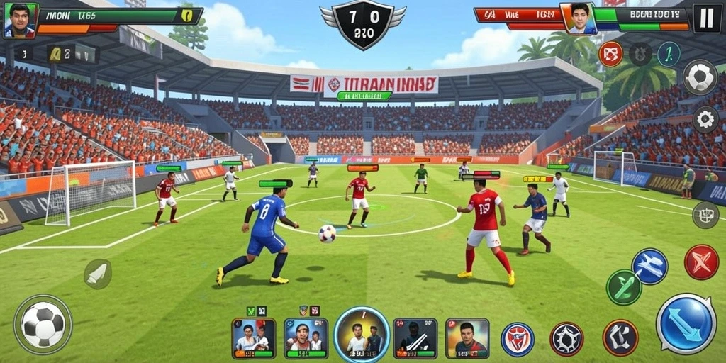 mg525 - Menu utama dengan berbagai pilihan mode permainan.